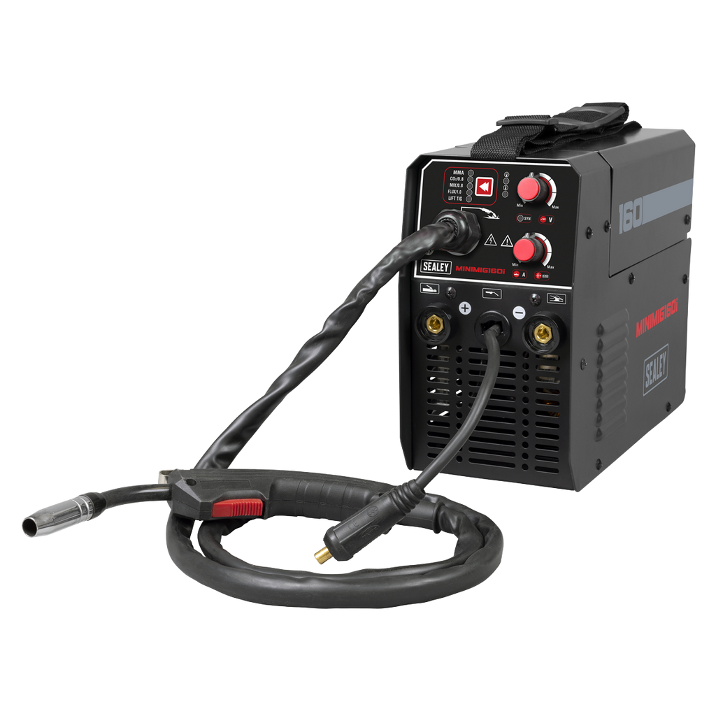 MIG/TIG & MMA (ARC/STICK) Inverter Welder, 160A (MINIMIG160i)