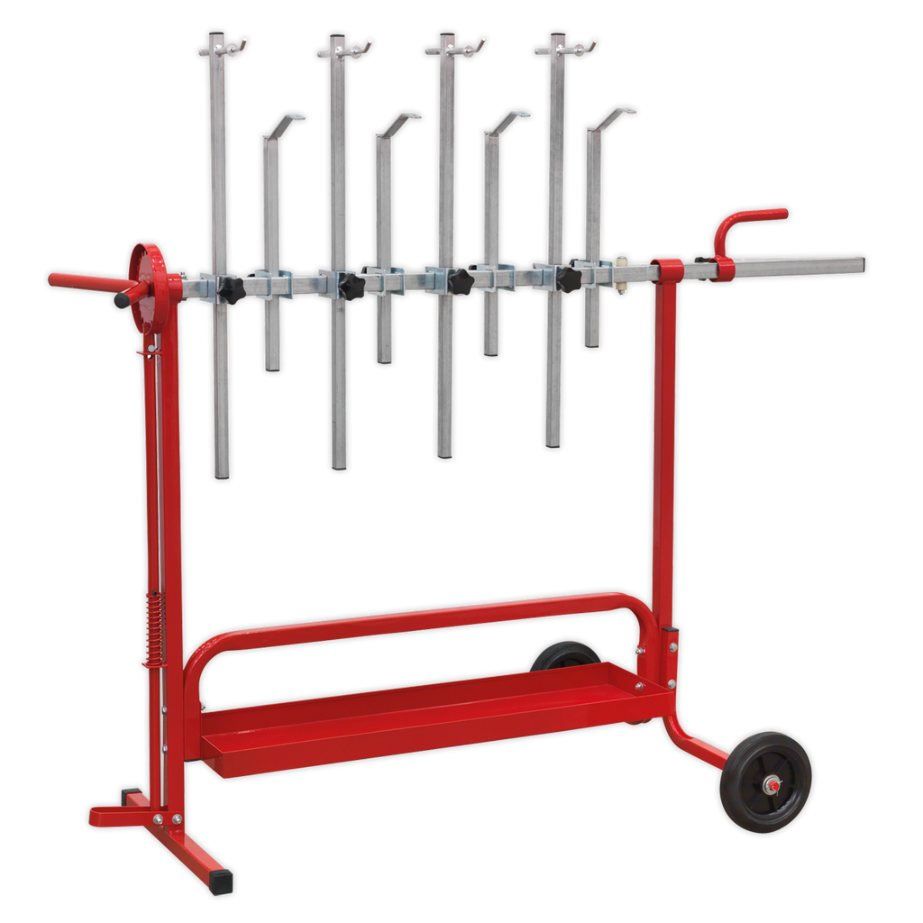 Heavy-Duty Universal Mobile Rotating Panel Stand
