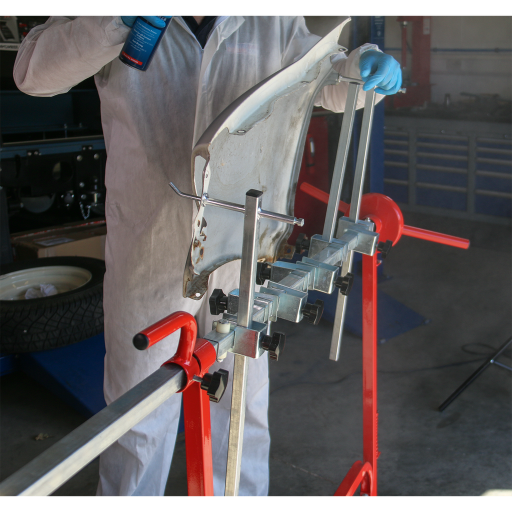 Heavy-Duty Universal Mobile Rotating Panel Stand