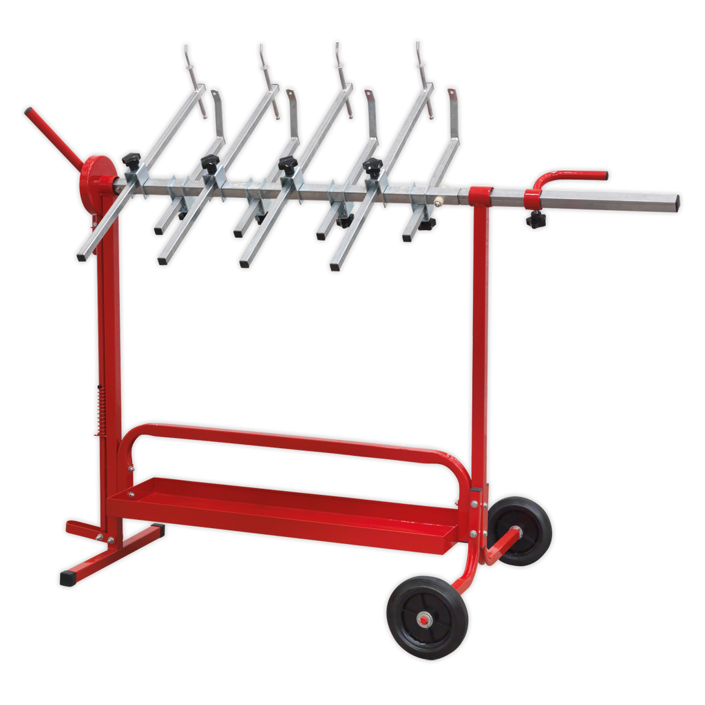 Heavy-Duty Universal Mobile Rotating Panel Stand