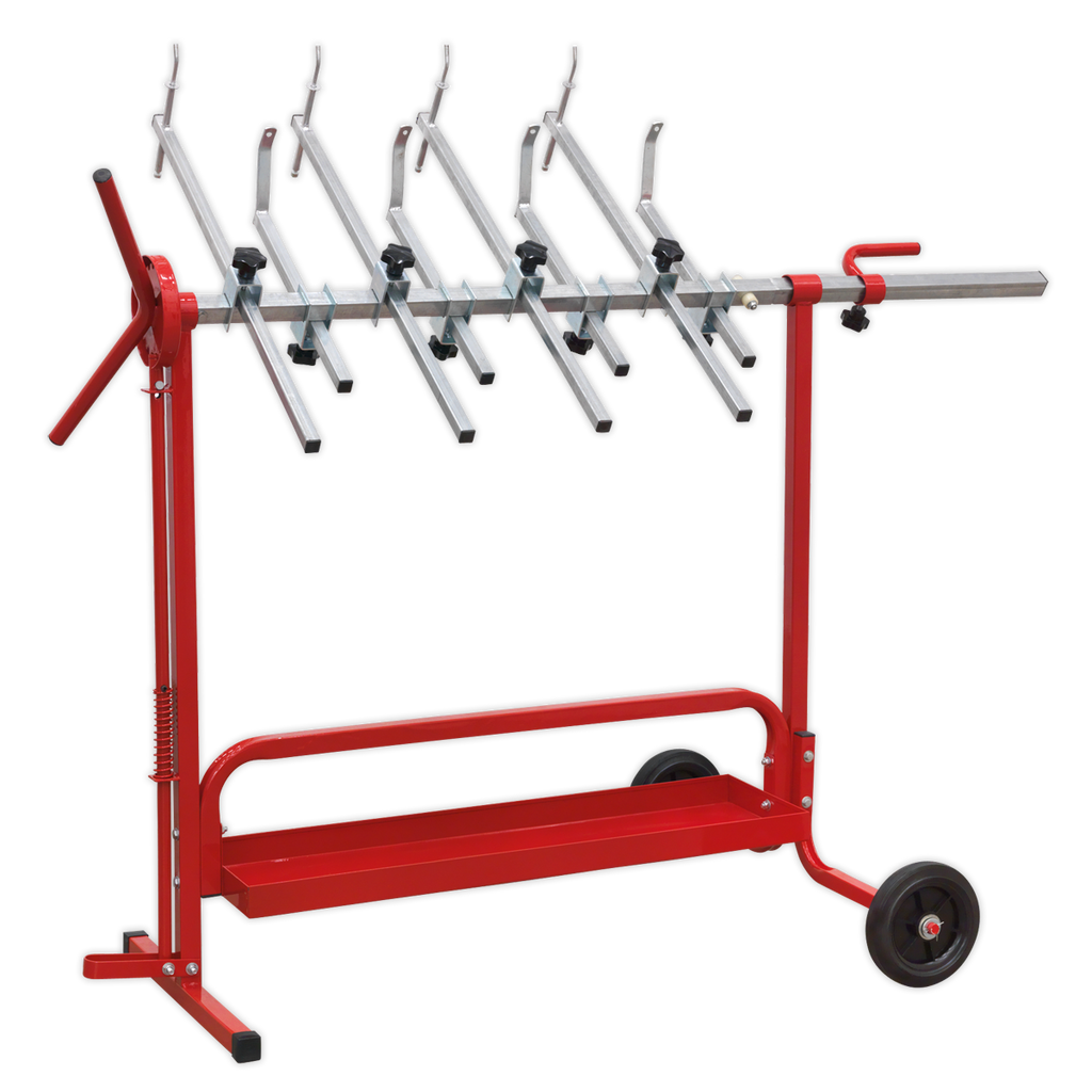 Heavy-Duty Universal Mobile Rotating Panel Stand