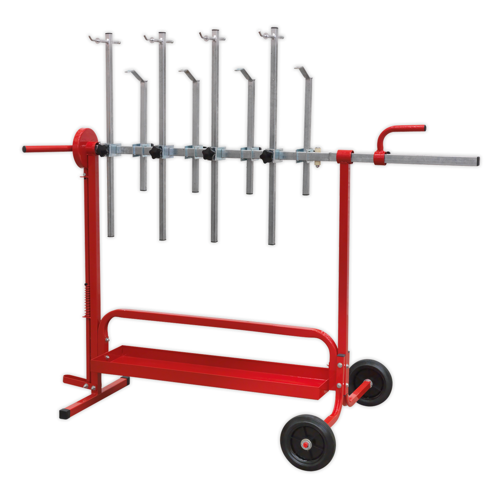 Heavy-Duty Universal Mobile Rotating Panel Stand
