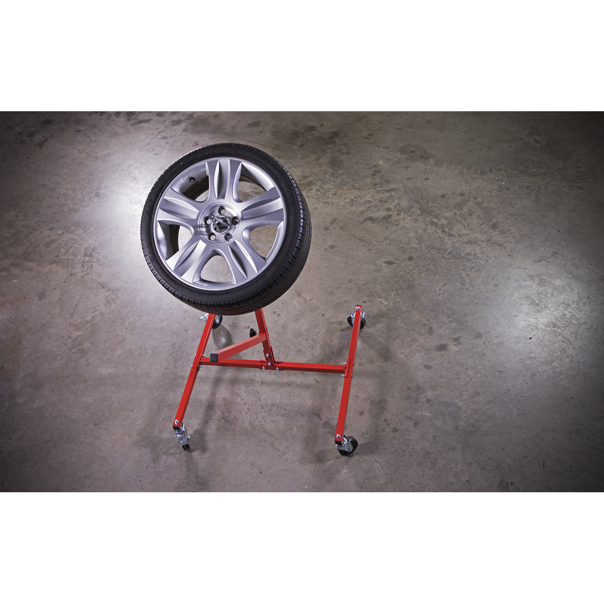Alloy Wheel Painting/Repair Stand Single Wheel Capacity