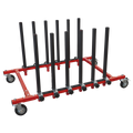 5 Panel Mobile Storage Rack