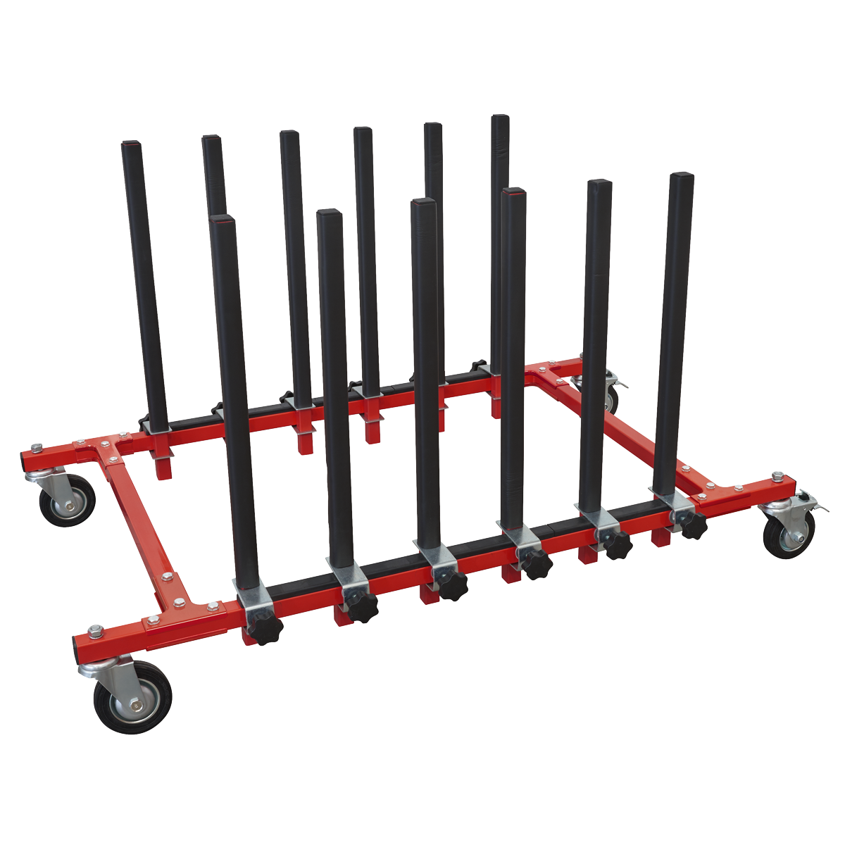 5 Panel Mobile Storage Rack