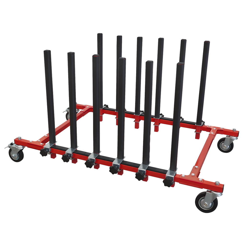 5 Panel Mobile Storage Rack