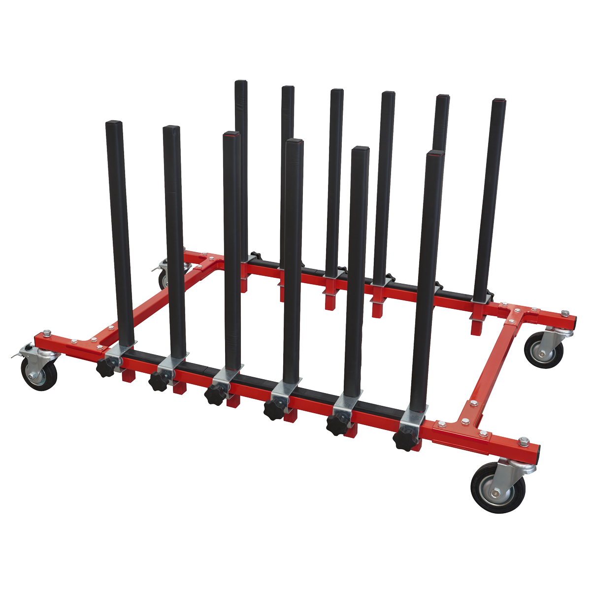 5 Panel Mobile Storage Rack