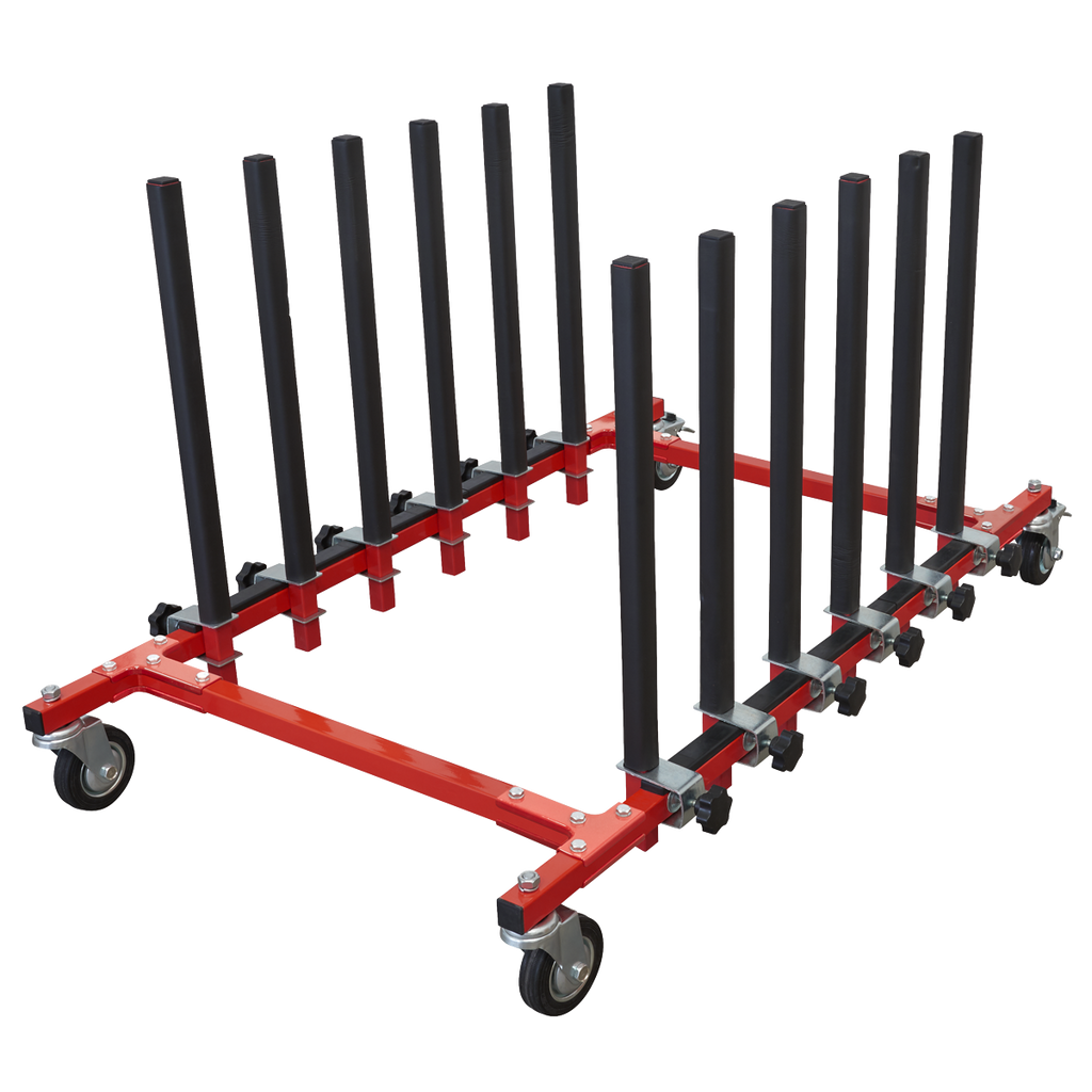 5 Panel Mobile Storage Rack