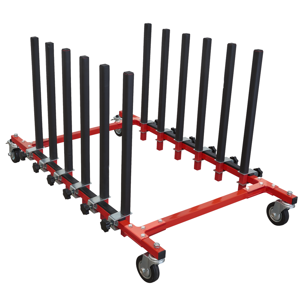 5 Panel Mobile Storage Rack