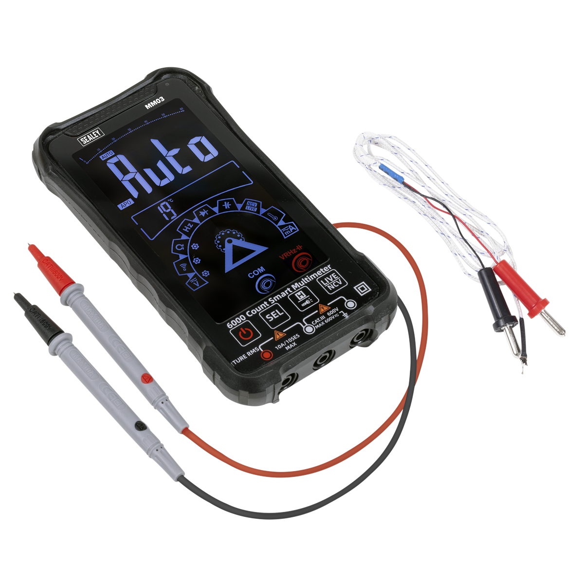 Touchscreen Rechargeable Auto-Ranging Digital Smart Multimet