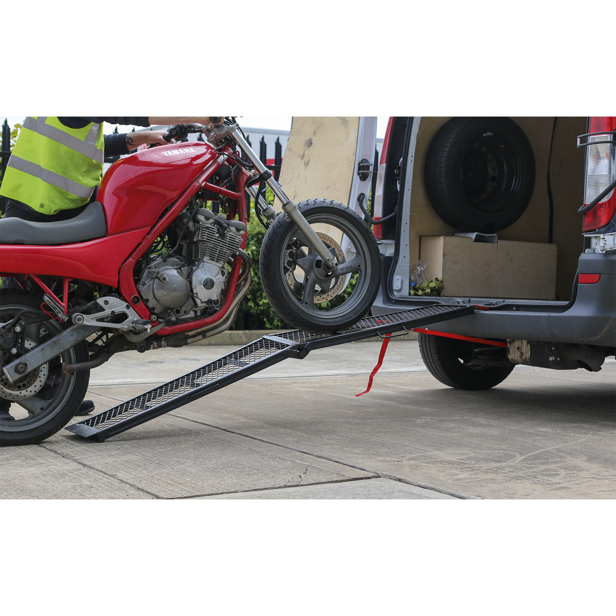 Steel Mesh Folding Loading Ramp, 360kg Capacity (MR360)