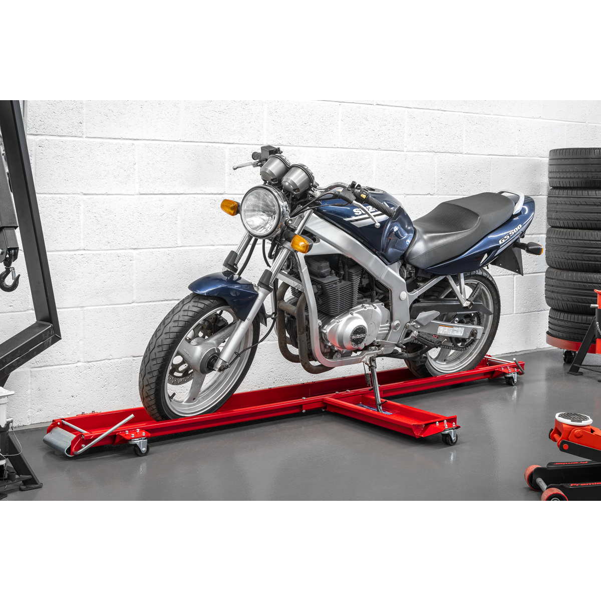 Long Motorcycle Side Stand Type Dolly