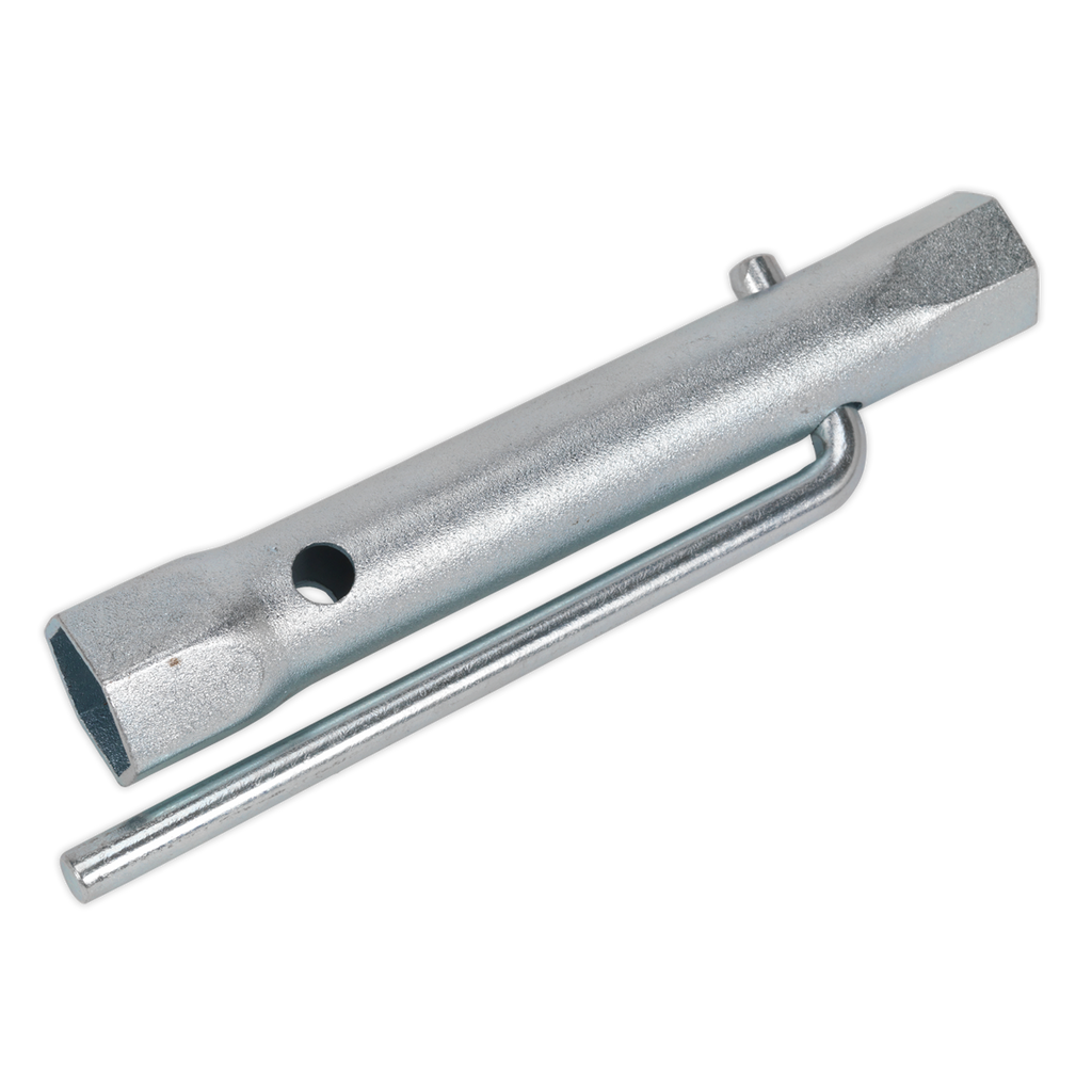 Long Reach Double End Spark Plug Box Spanner with L-Bar 17/2