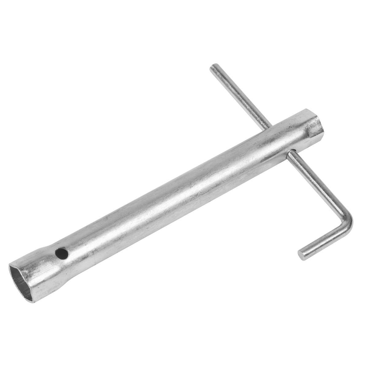 Long Reach Double End Spark Plug Box Spanner with L-Bar 14/1