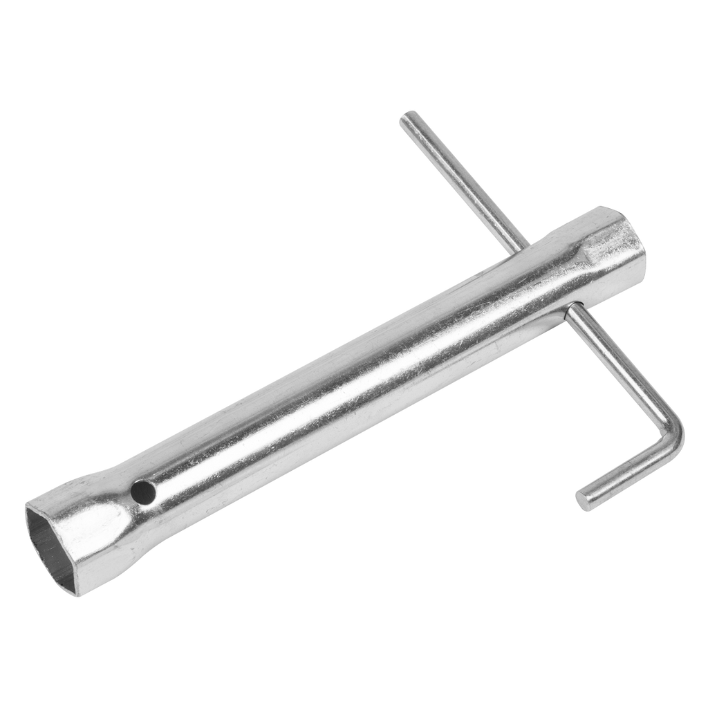 Long Reach Double End Spark Plug Box Spanner with L-Bar 18/2