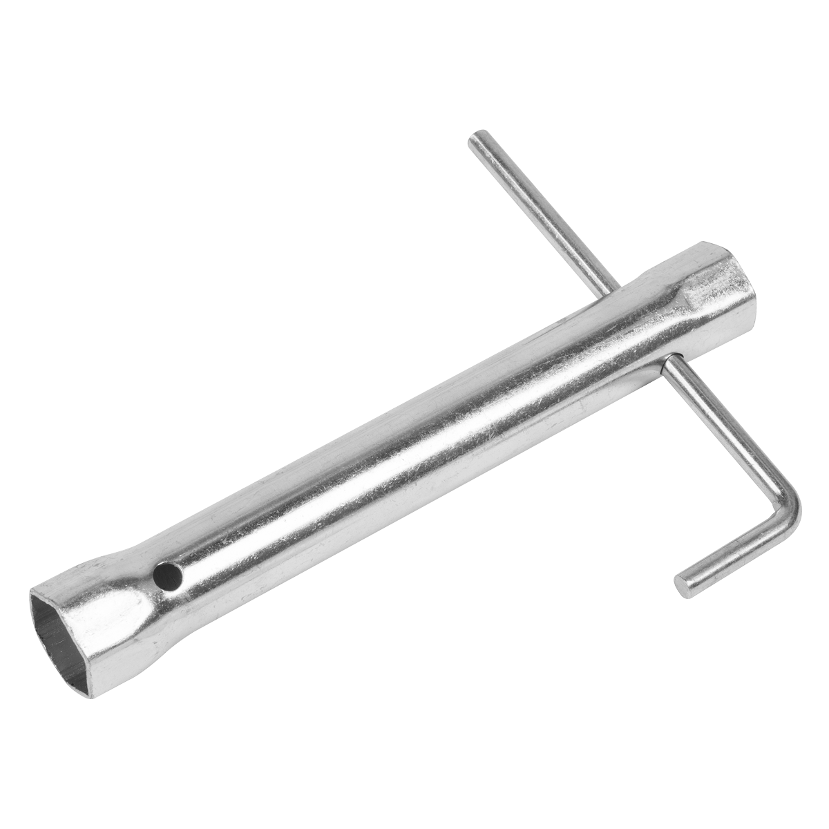 Long Reach Double End Spark Plug Box Spanner with L-Bar 18/2