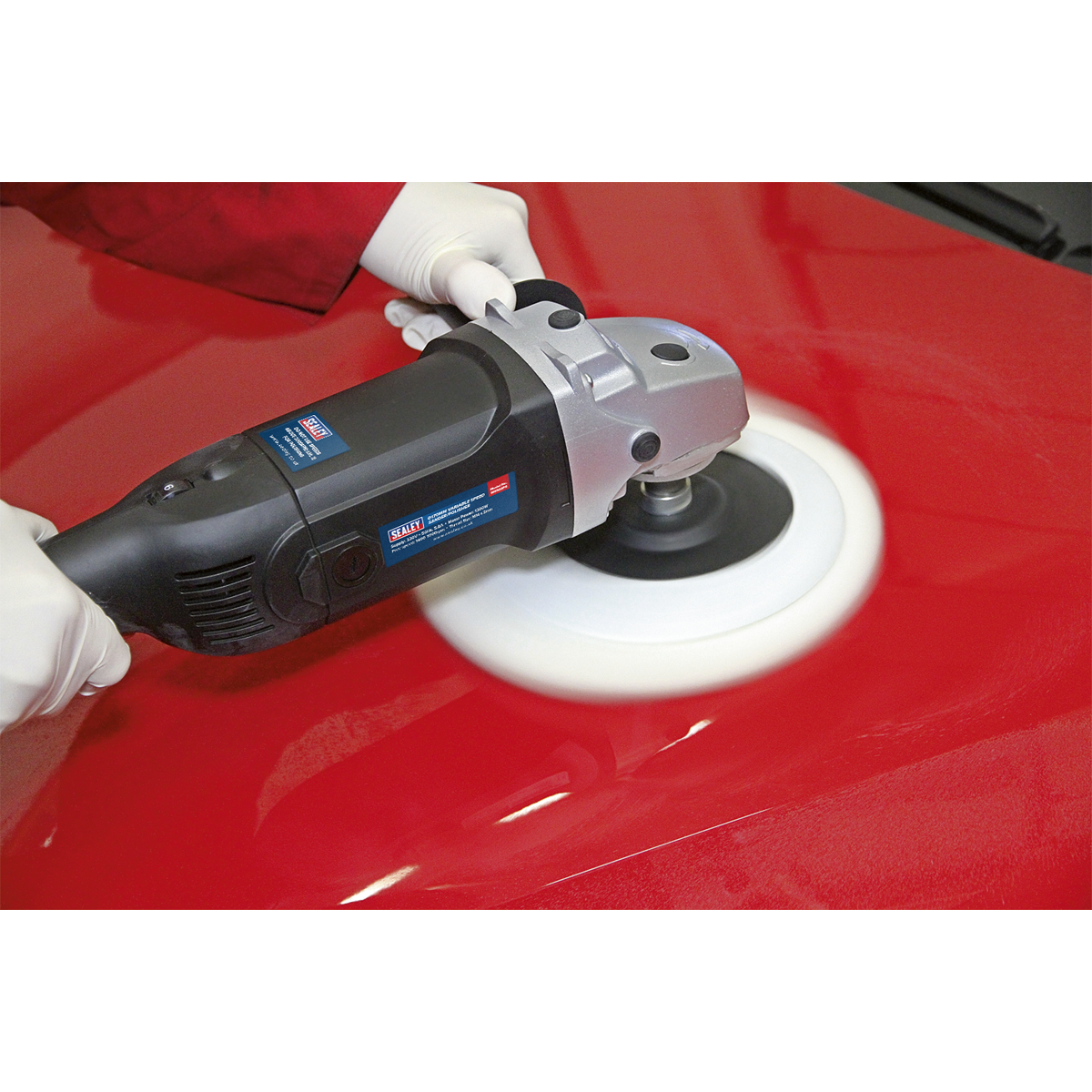 170mm Rotary Variable Speed Sander/Polisher 1300W/230V (Factory Refurbished A)