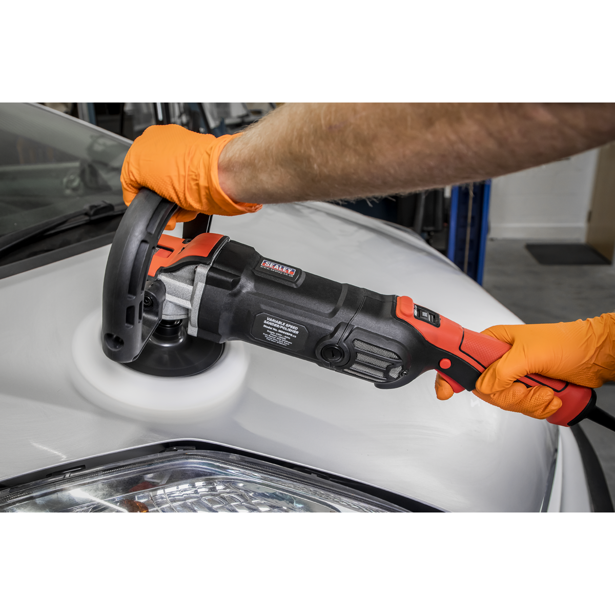 180mm Rotary Variable Speed Sander/Polisher 1400W/230V