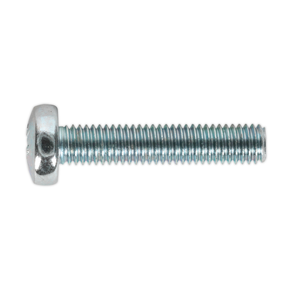 Zinc Plated Pan Head Pozi Machine Screw M5 x 25mm, DIN 7985Z