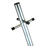 DJM Galvanised Steel Two Piece Clothes Washing Line Post