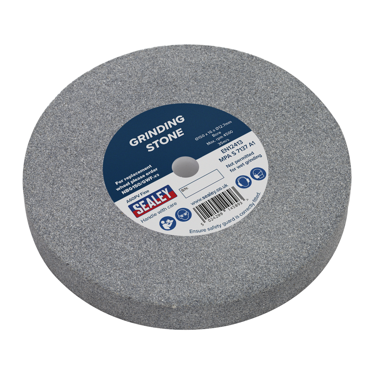 Grinding Stone 150 x 16mm - A60P Fine