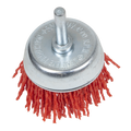 Nylon Filament Cup Brush 50mm with 6mm Shaft