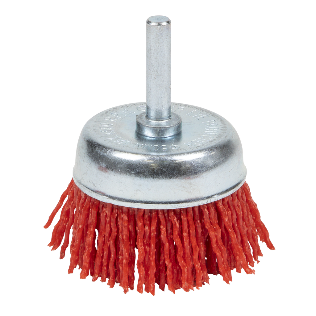 Nylon Filament Cup Brush 50mm with 6mm Shaft