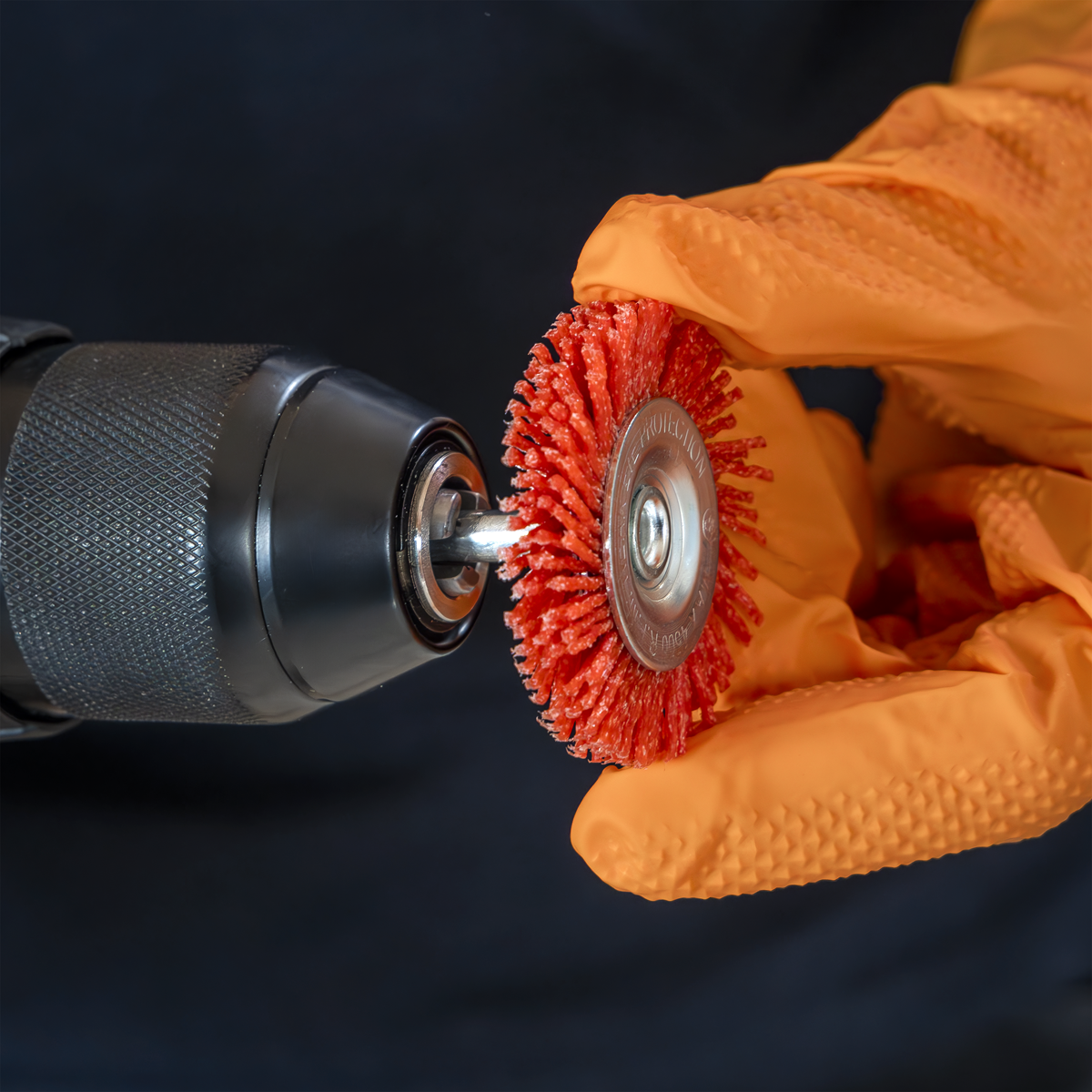 50mm Nylon Filament Circular Brush with 6mm Shaft