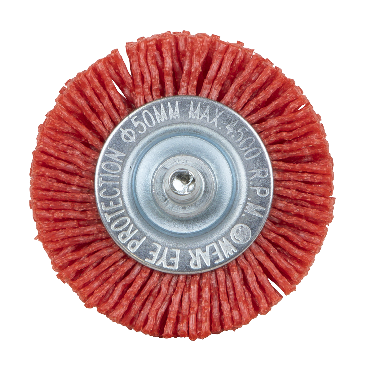 50mm Nylon Filament Circular Brush with 6mm Shaft