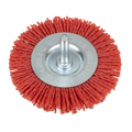 75mm Nylon Filament Circular Brush with 6mm Shaft