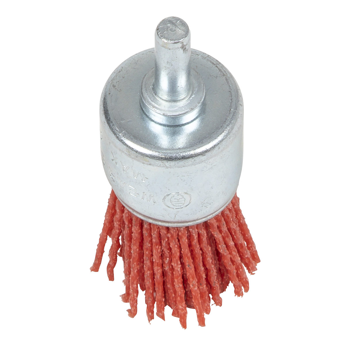 25mm Nylon Filament End Brush with 6mm Shaft
