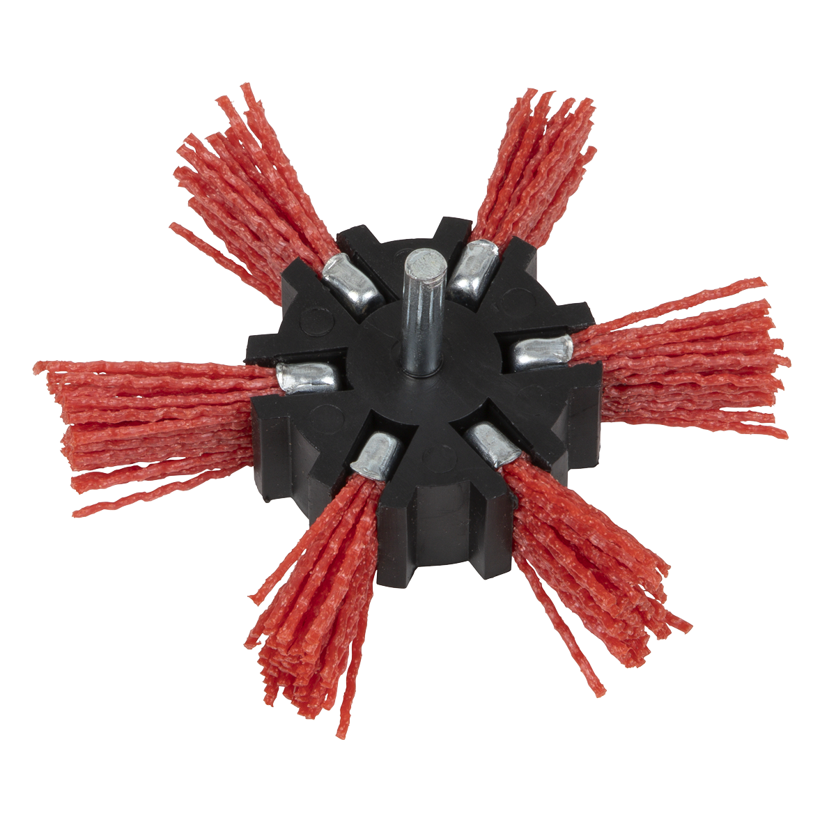 100mm Nylon Filament Strip Brush with 6mm Shaft