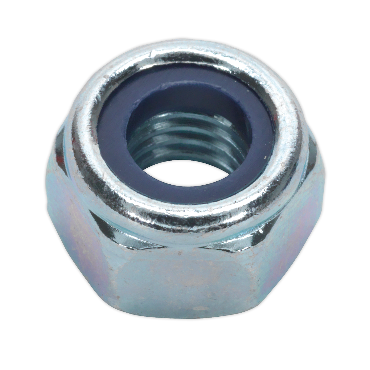 Zinc Plated Nylon Locknut M10, DIN 982 - Pack of 100