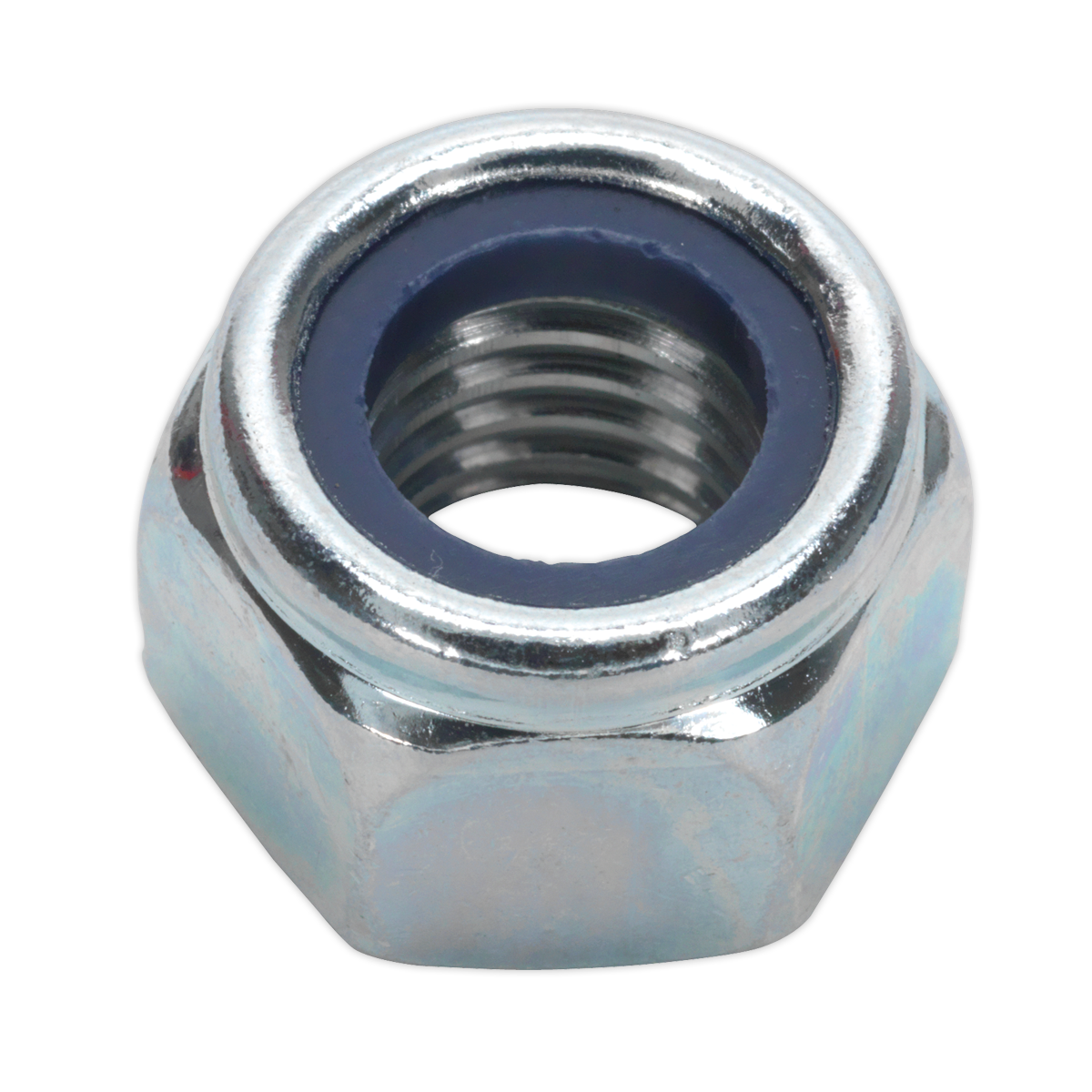 Zinc Plated Nylon Locknut M12, DIN 982 - Pack of 25