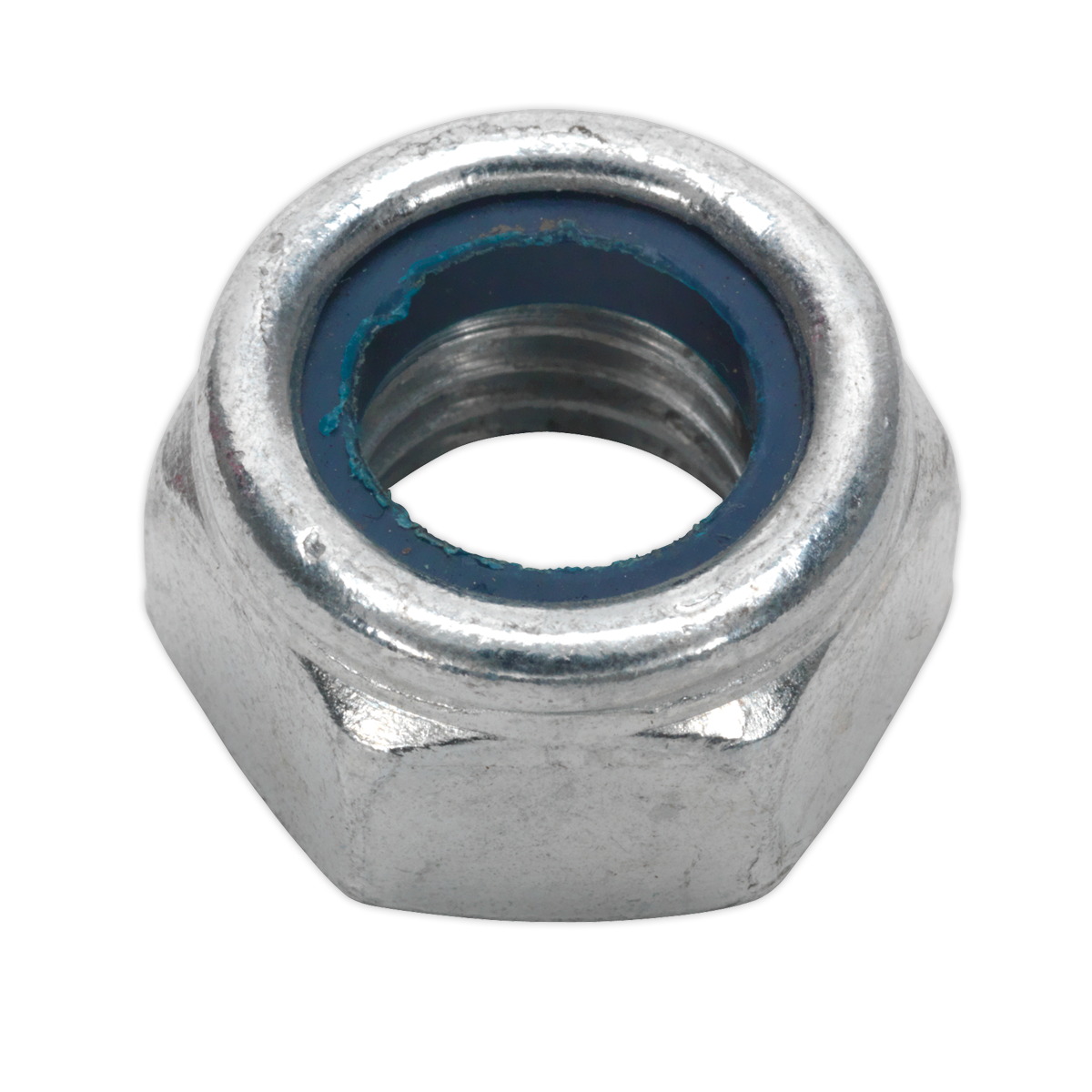 Zinc Plated Nylon Locknut M14, DIN 982 - Pack of 25
