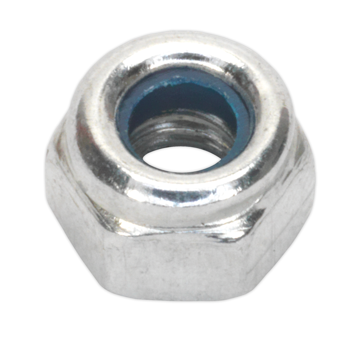 Zinc Plated Nylon Locknut M4, DIN 982 - Pack of 100