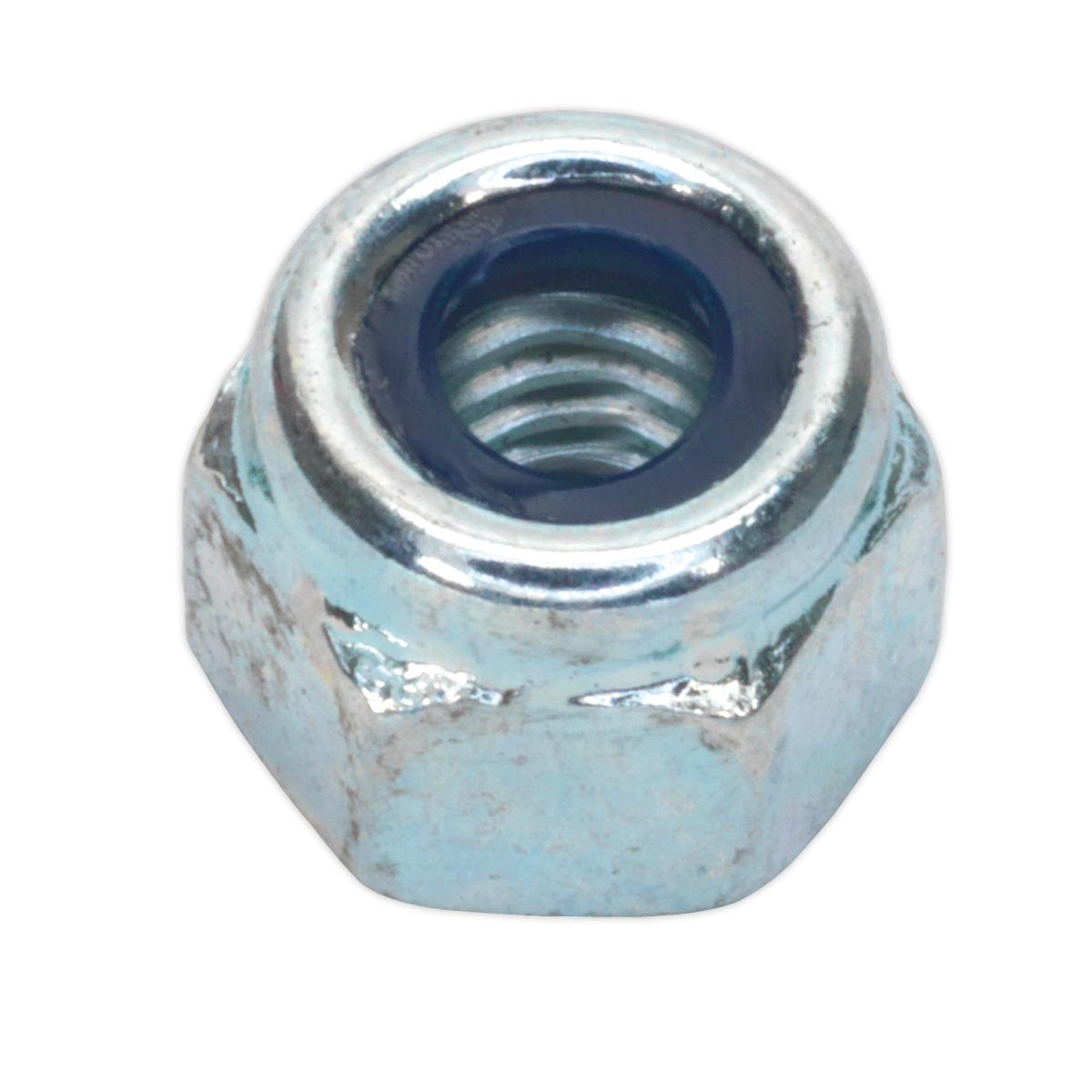 Zinc Plated Nylon Locknut M5, DIN 982 - Pack of 100