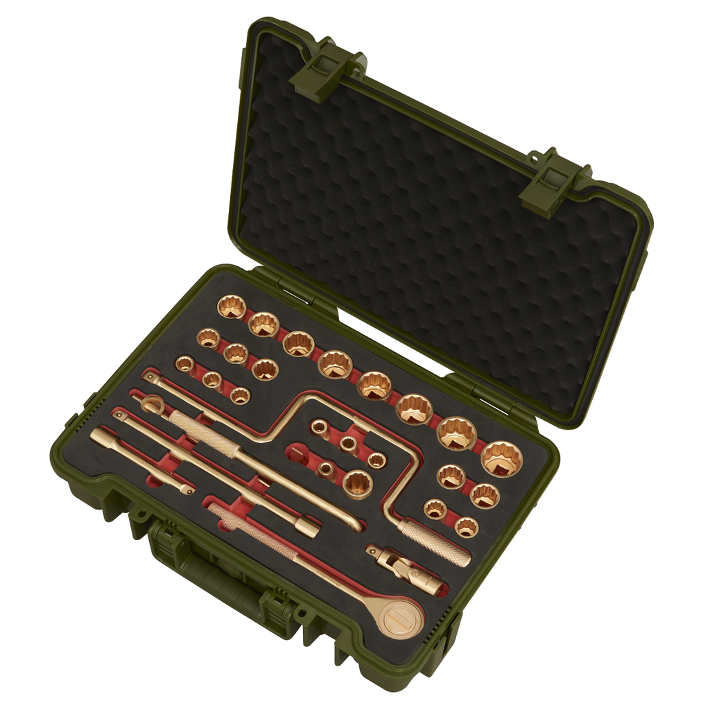 Premier Non-Sparking Socket Set 1/2"Sq Drive 31pc