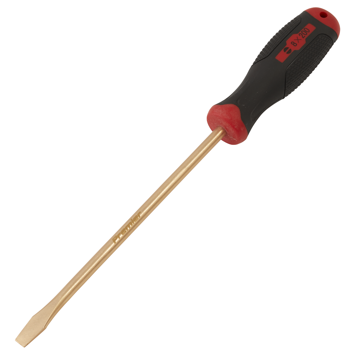 Screwdriver Slotted 8 x 200mm - Non-Sparking