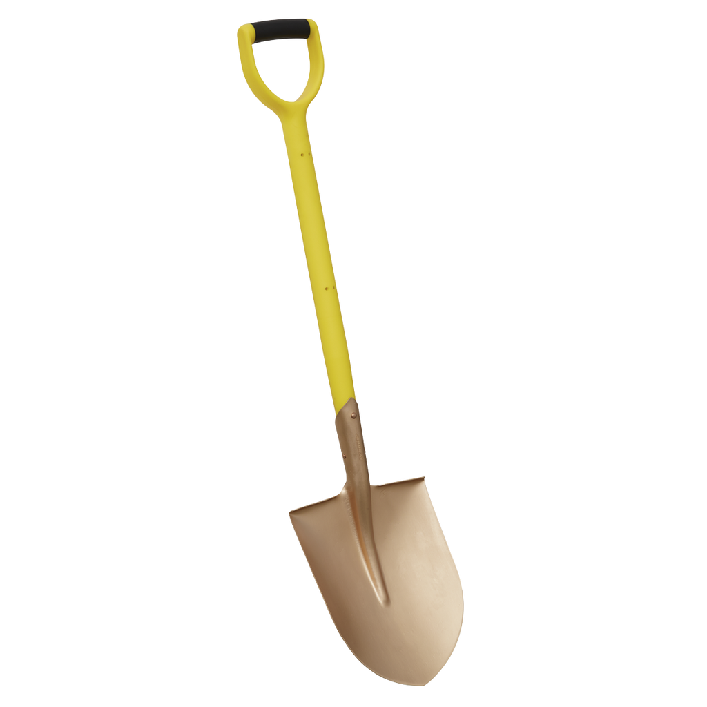 Premier Non-Sparking Round Point Shovel 240 x 420 x 990mm