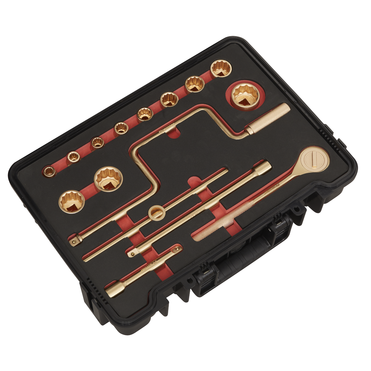 Premier Non-Sparking Socket Set 1/2"Sq Drive 17pc