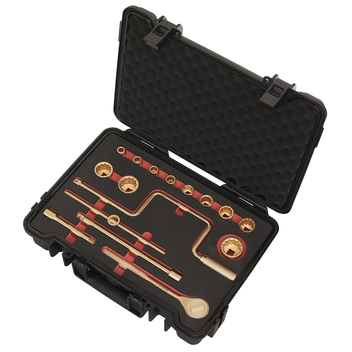 Premier Non-Sparking Socket Set 1/2"Sq Drive 17pc