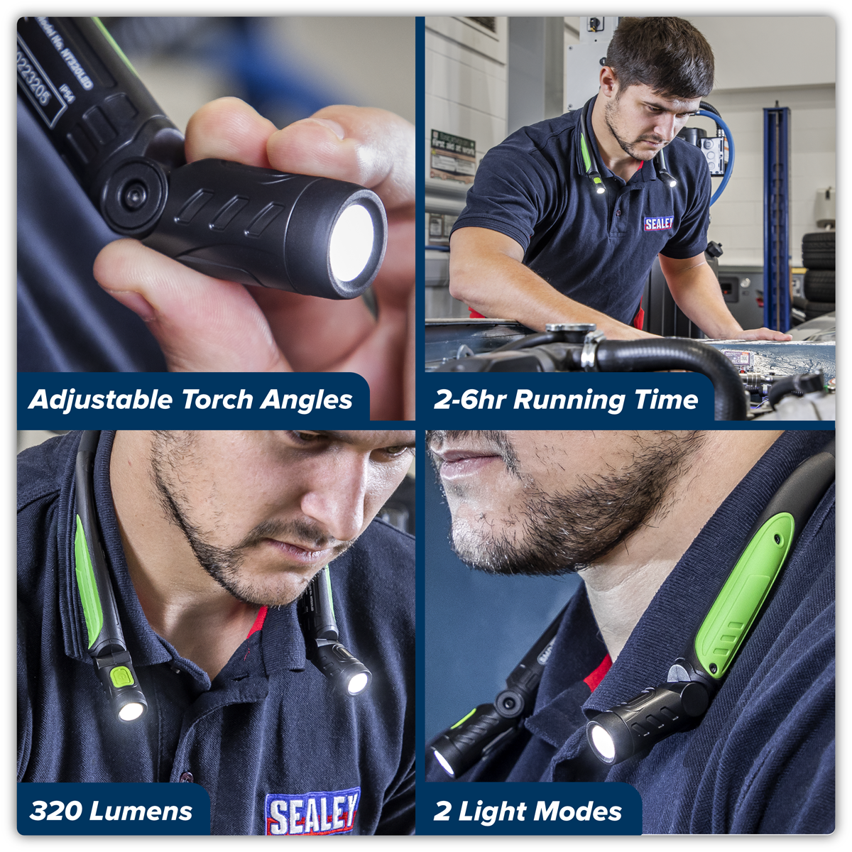 Rechargeable Neck Torch 3W SMD LED