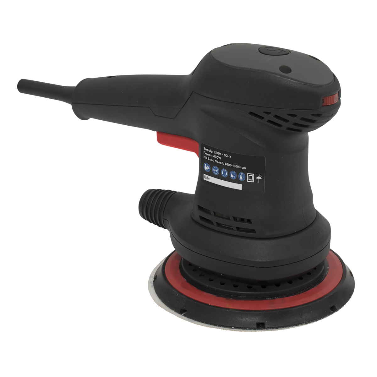 Premier 150mm Dual Action Variable Speed Electric Sander 400W/230V