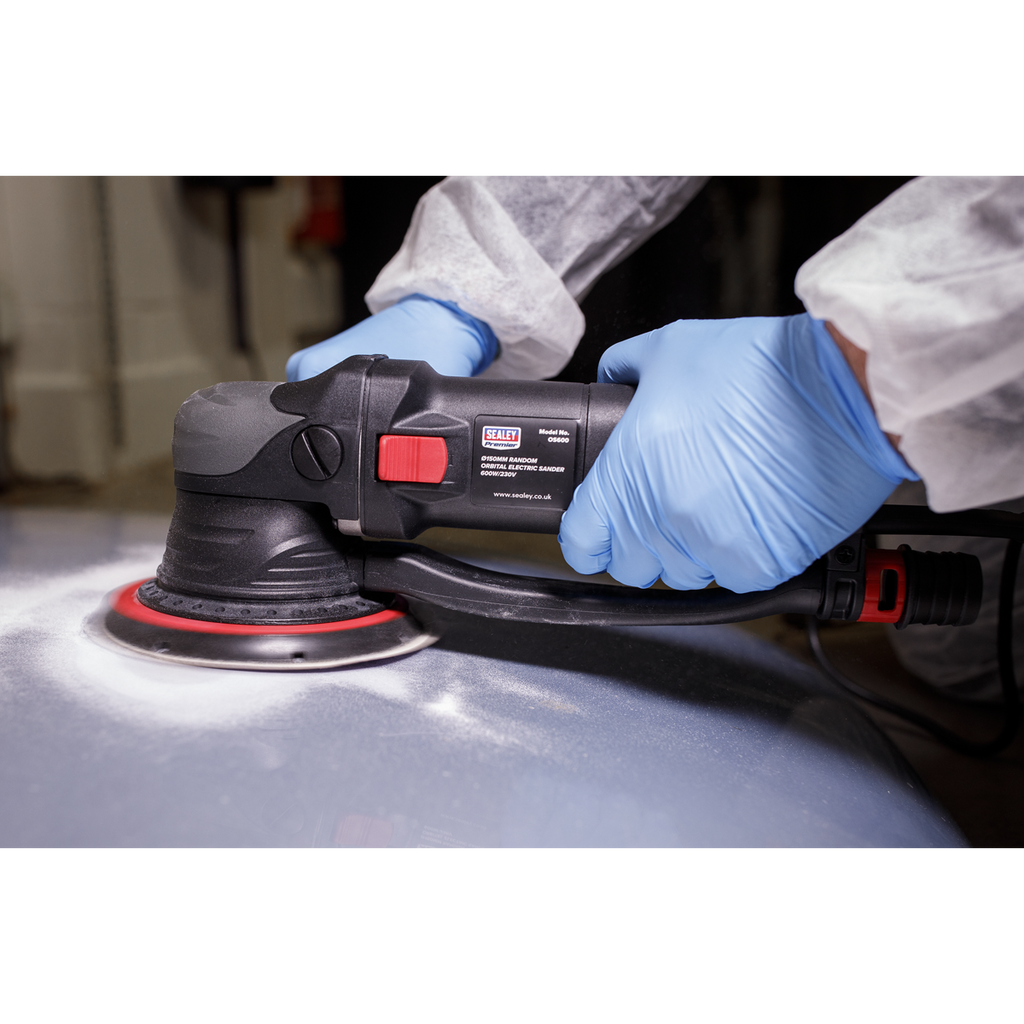 Premier 150mm Dual Action Variable Speed Electric Sander 600