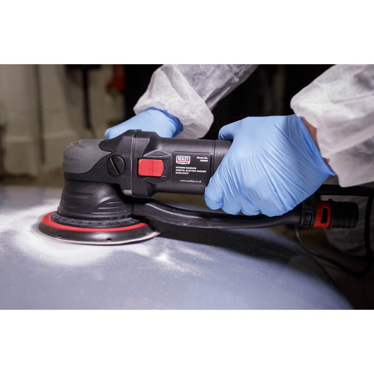 Premier 150mm Dual Action Variable Speed Electric Sander 600