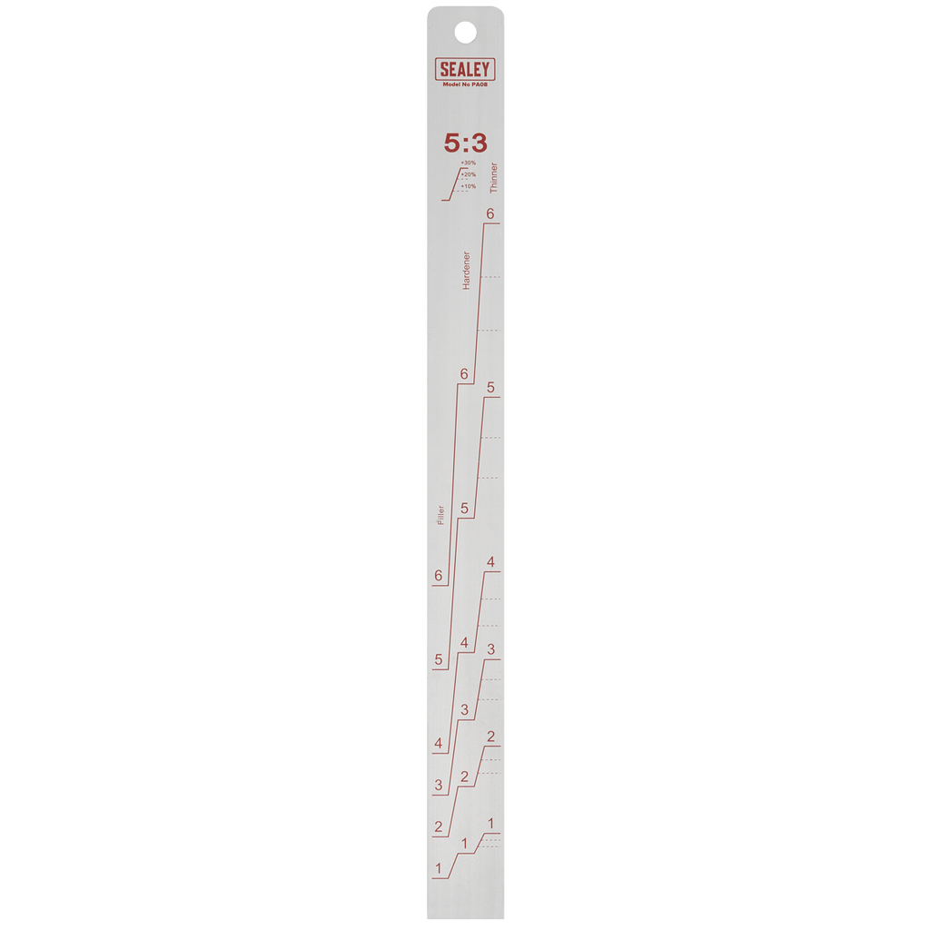 Aluminium Paint Measuring Stick 5:1/5:3