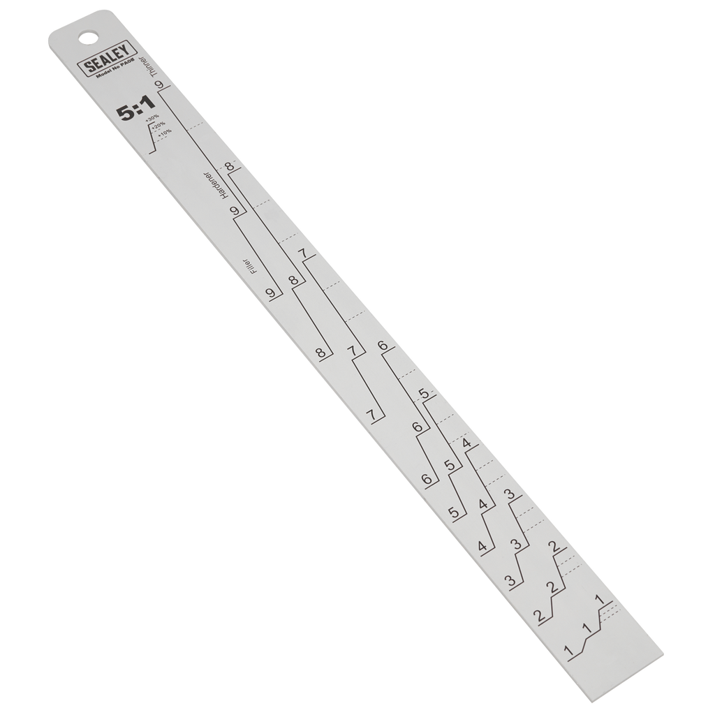 Aluminium Paint Measuring Stick 5:1/5:3