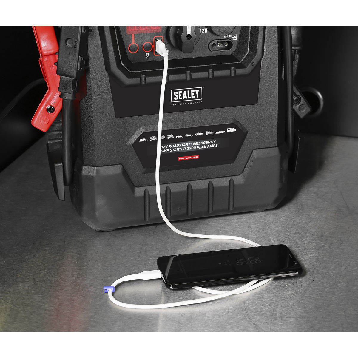 12V RoadStart® Emergency Jump Starter 2300 Peak Amps