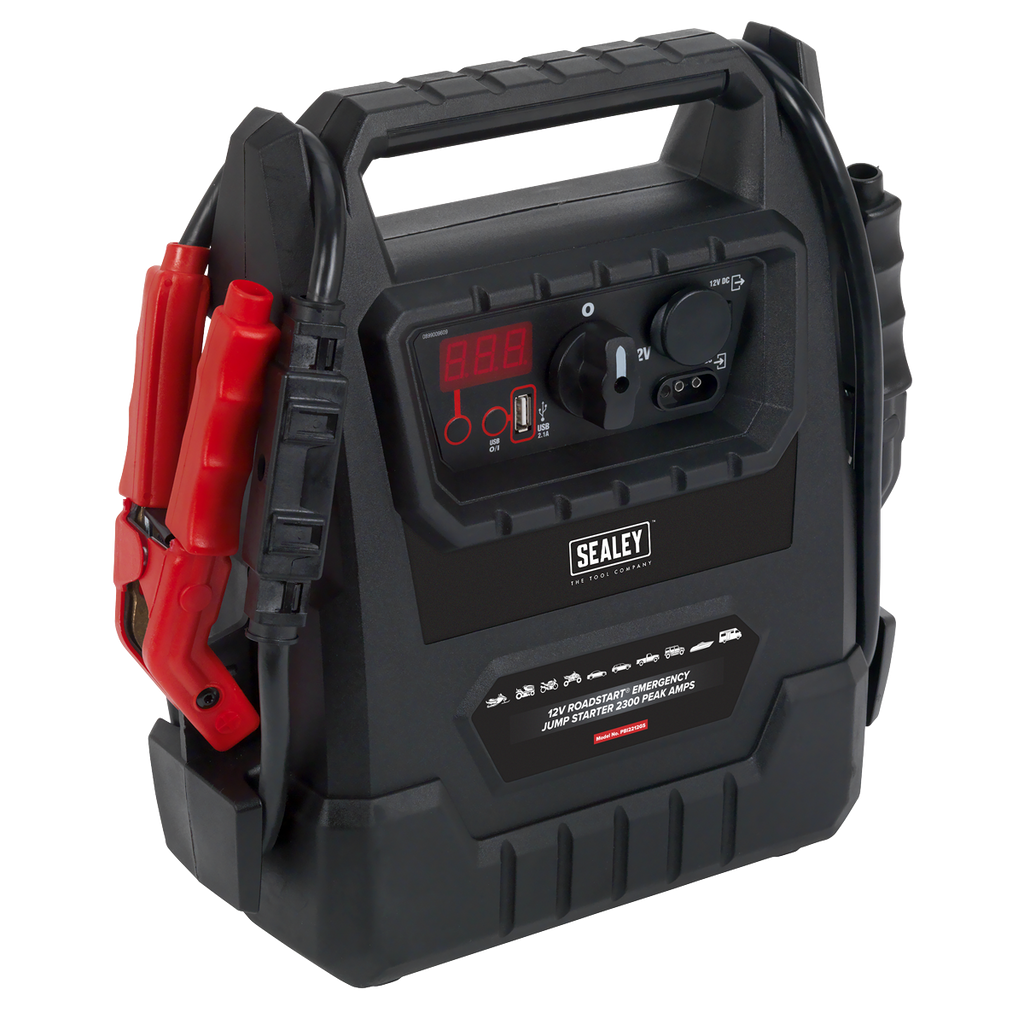 12V RoadStart® Emergency Jump Starter 2300 Peak Amps